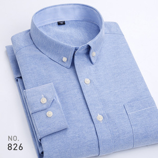 Tops Business Office Shirts条纹长袖 男衬衣上衣 Men 衬衫 Shirt