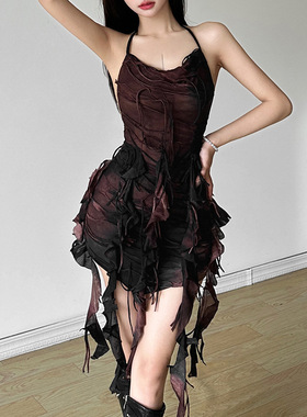 修身高腰时尚吊带性感露背连衣裙Women Dresses Sexy Backless