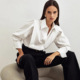 Shirt Clothes欧美通勤显瘦衬衫 Elegant Women Fashion 女春季