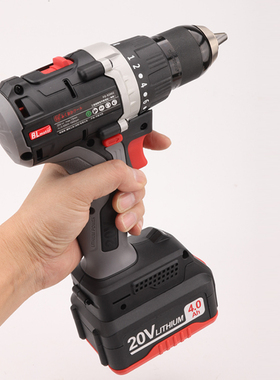 福冈工具20V锂电钻工业级2电1充4.0系列电动螺丝刀FO-92002