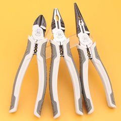 kìm cắt chân linh kiện điện tử Kìm ê-tô bộ sưu tập đa năng hộ gia đình cấp công nghiệp tước dây Fukuoka dụng cụ phần cứng cắt dây điện kìm dây kìm tuốt dây điện kìm siết đai inox