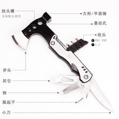 búa cán sắt Đa Năng Rìu Gấp Trường Ngoài Trời Mini Rìu Nhỏ Búa Thoát Rìu Tay Cắt Rìu Nhỏ Rìu búa cán sắt búa