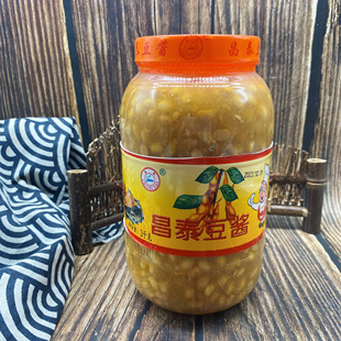 昌泰香豆酱正宗潮汕特产普宁豆酱大瓶商用装炒菜蒸鱼2千克/瓶包邮