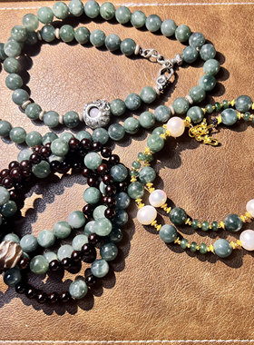 天然翡翠爆改设计1.0三条凯溪的水晶独家设计项链