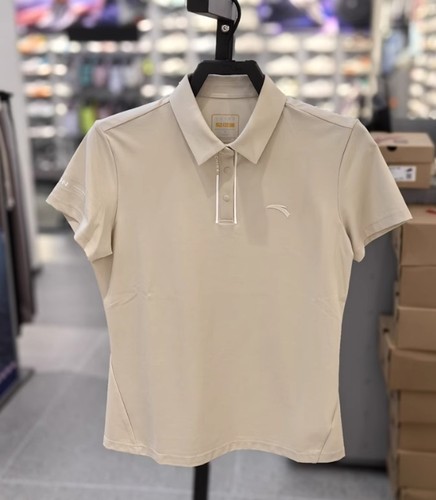 安踏透气冰丝短袖针织衫