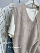 商场同款 阿力欧力 2024秋冬新款 羊绒衫 女100纯山羊绒加厚马甲