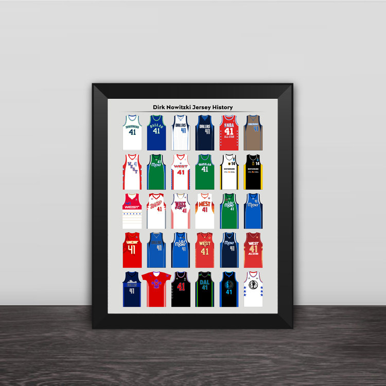 独行侠照片墙诺维茨基生涯球衣款相框客厅卧室装修桌摆台挂框壁画,家居饰品,相框/画框,淘宝优惠券,粉丝福利购,淘宝优惠卷