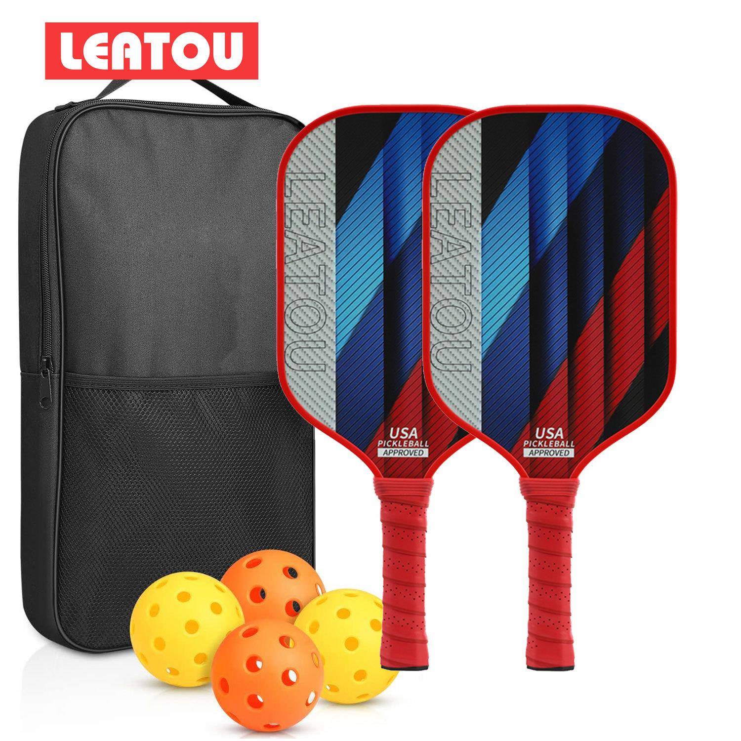 T700跨境布纹磨砂碳纤维匹克球拍pickleballJOOLA同款16mm专业拍