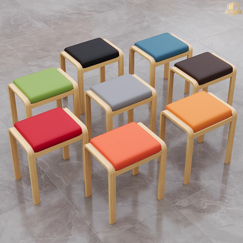 商用坐凳餐饮店机构小吃培训高家四脚工厂板凳方凳圆凳凳学校用餐