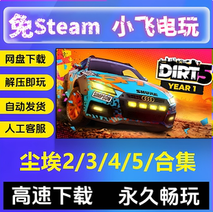 尘埃2/3/4/5/全合集/中文/越野拉力赛/赛车竞速免steamPC单机游戏