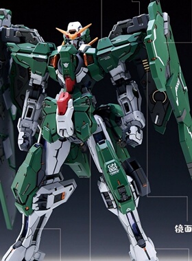 SGK 复刻财喵喵 MG 1/100 力天使00 DYNAMES 树脂精修改件特典版