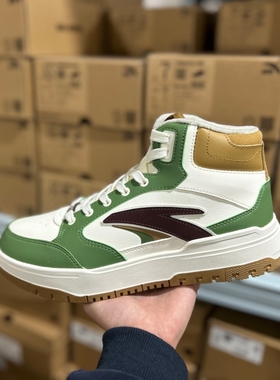 安踏982丨高帮加绒棉鞋板鞋男冬季新款保暖加厚休闲鞋112448961