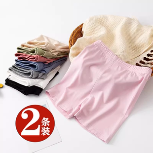 舞蹈短裤儿童三分裤高弹紧身宽边女童短裤跳舞拉丁演出服练功裤