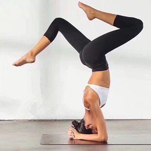 S系 高腰裸感紧身吸汗高弹健身夏同源工厂sy 21寸cropp七分瑜伽裤