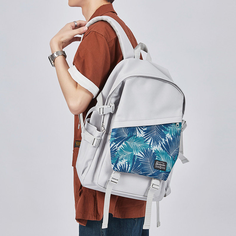 波斯丹顿男女大容量双肩背包时尚休闲旅行包学生包15.6寸笔记本包