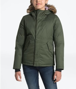 清货价The North Face Greenland 格陵兰 女大童防水连帽羽绒服