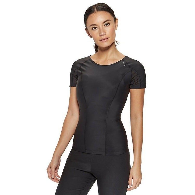 海淘现货 skins dnamic 女款短袖跑步健身速干压缩衣