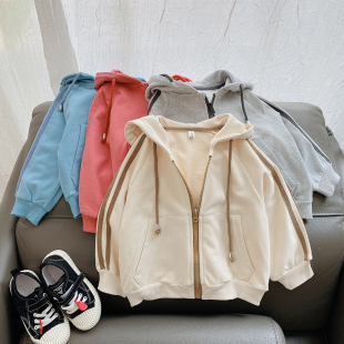 运动连帽外套儿童上衣QWT28 原31.9现19.9 秒杀