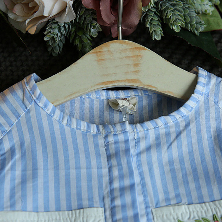 Chemise fille à manche longue - Ref 2085702 Image 3