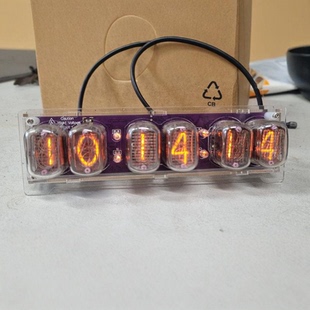 6位 ds3231 IN-12辉光管时钟桌搭 DIY kit IN12nixie 辉光数码管