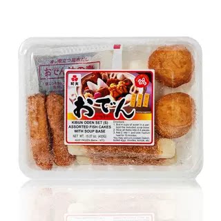 纪文日式关东煮533g/盒鱼丸鱼饼图片