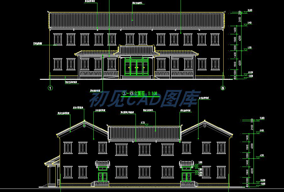 某四合院cad施工图纸