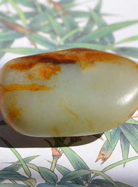 和田玉籽料原石48克