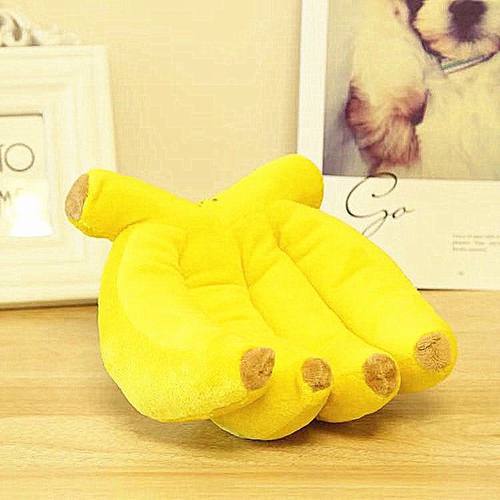 宠物毛绒香蕉发声玩具 狗狗消遣洁齿玩具猫狗专用磨牙 现货批发