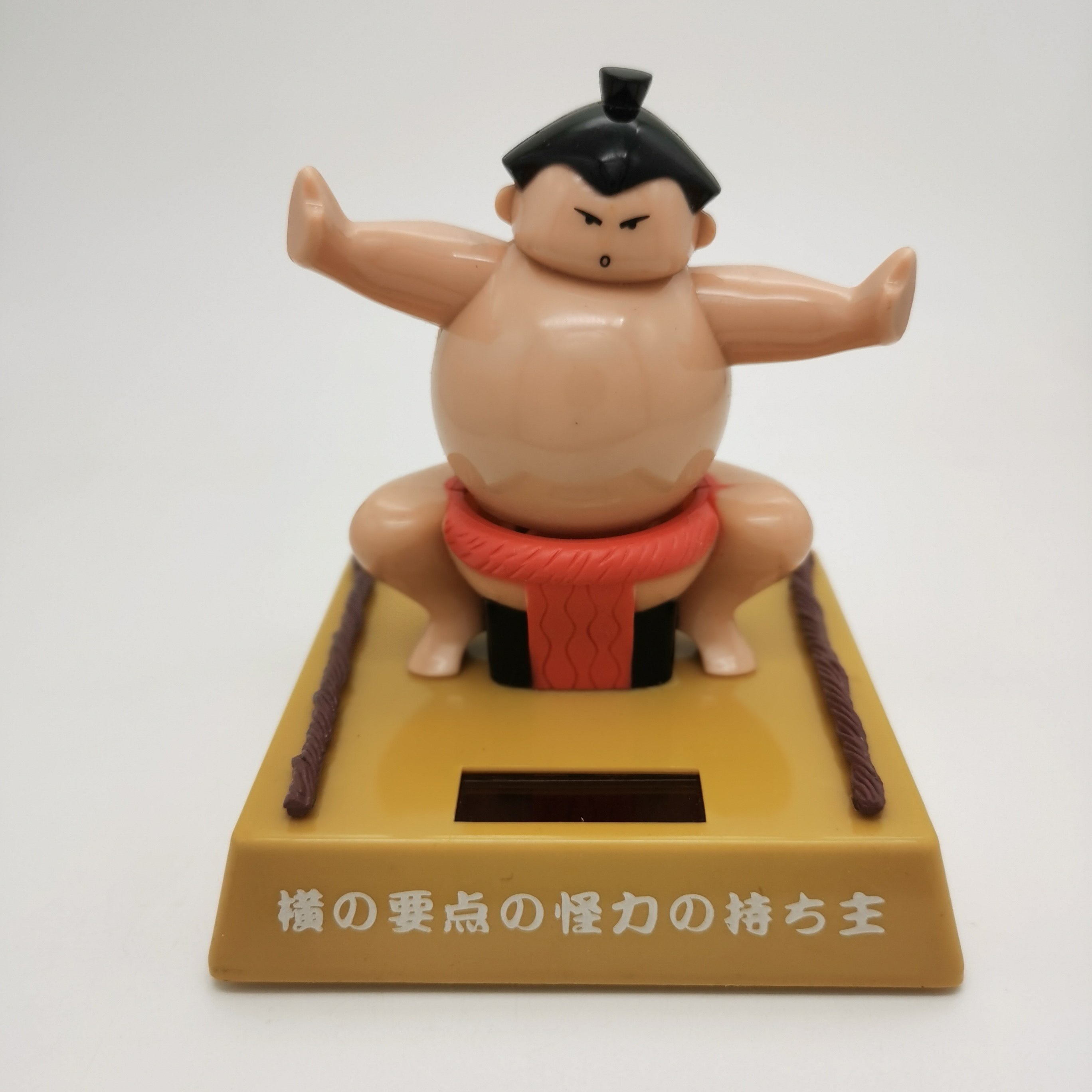太阳能摇头公仔日本相扑手娃娃汽车摆件大胖子车上摇摆饰品车载男