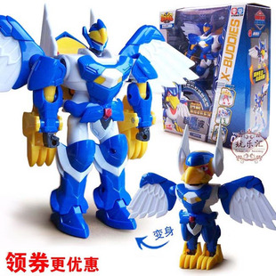 正版 机器人疾风鹰闪电兔星宝大萌牛海蓝龟 星原小宝2玩具合体拼装