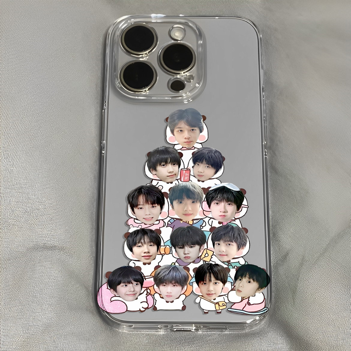 tf4代大头可爱搞怪趣味手机壳适用于iPhone苹果17小米17opporeno15华为vivo红米荣耀