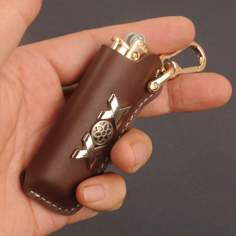 草蜢防风打火机牛皮套手工制作头层厚牛皮真皮钥匙扣款,ZIPPO/瑞士军刀/眼镜,充气打火机,淘宝优惠券,粉丝福利购,淘宝优惠卷