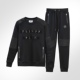 新春男士 贺岁开运潮流福气针织印花 黑色卫衣卫裤 高档套装 宽松时尚