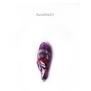 正觉天然极光23水晶原石吊坠 Auralite23 男女朋友礼物项链