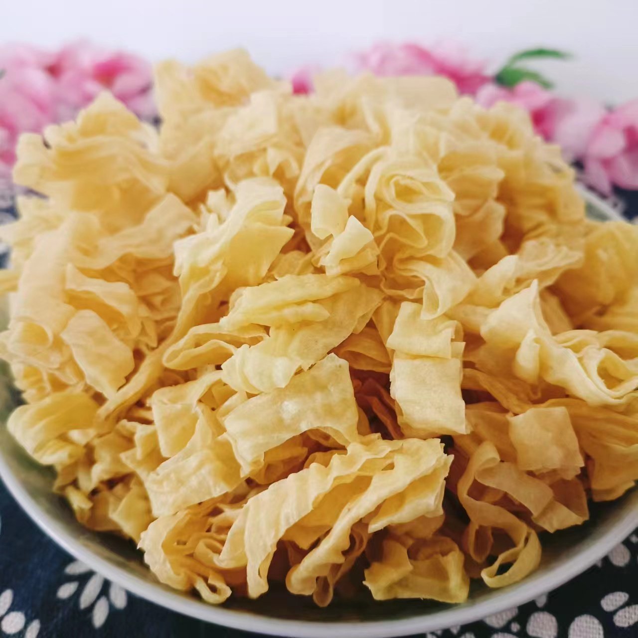 安徽特产豆腐皮豆皮丝干货油豆皮腐竹油皮蛋白肉豆制品安庆豆制品
