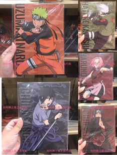 现货上海火影忍者世界乐园正版周边鸣人佐助卡卡西春野樱鼬笔记本