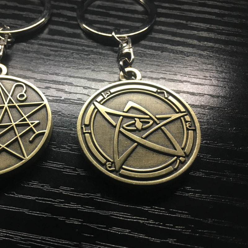 克苏鲁神话周边三神器旧印钥匙环旧神之印coc trpg跑团桌游礼物