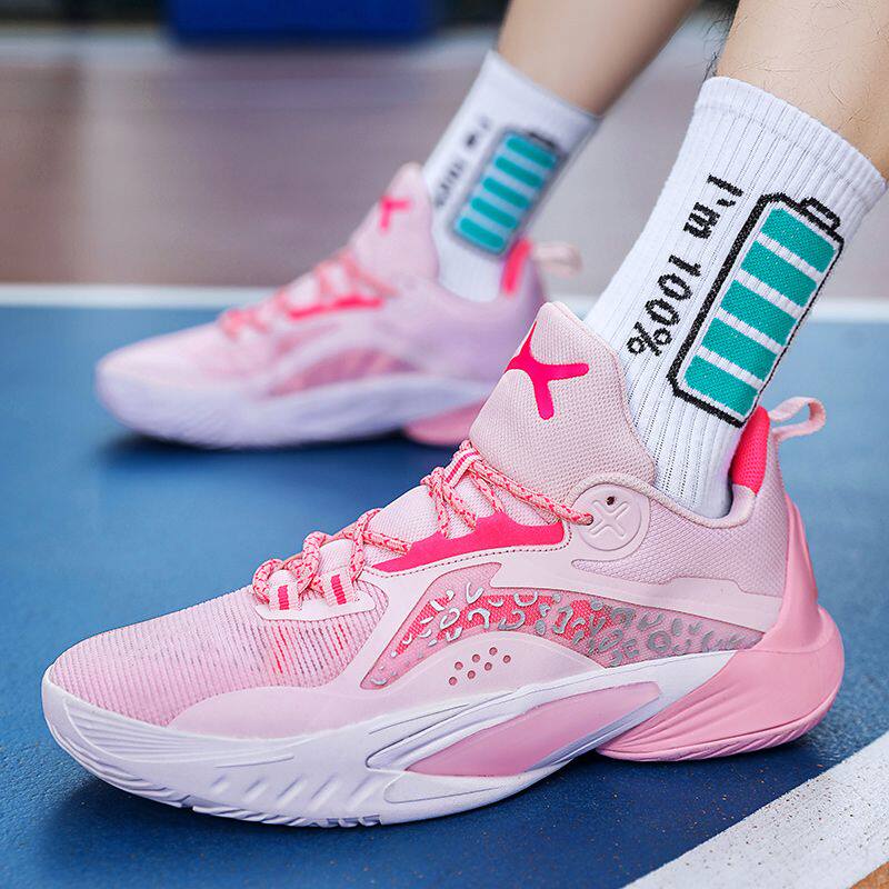 闪击10篮球鞋男款青少年水泥地摩擦有声音防滑耐磨学生透气运动鞋