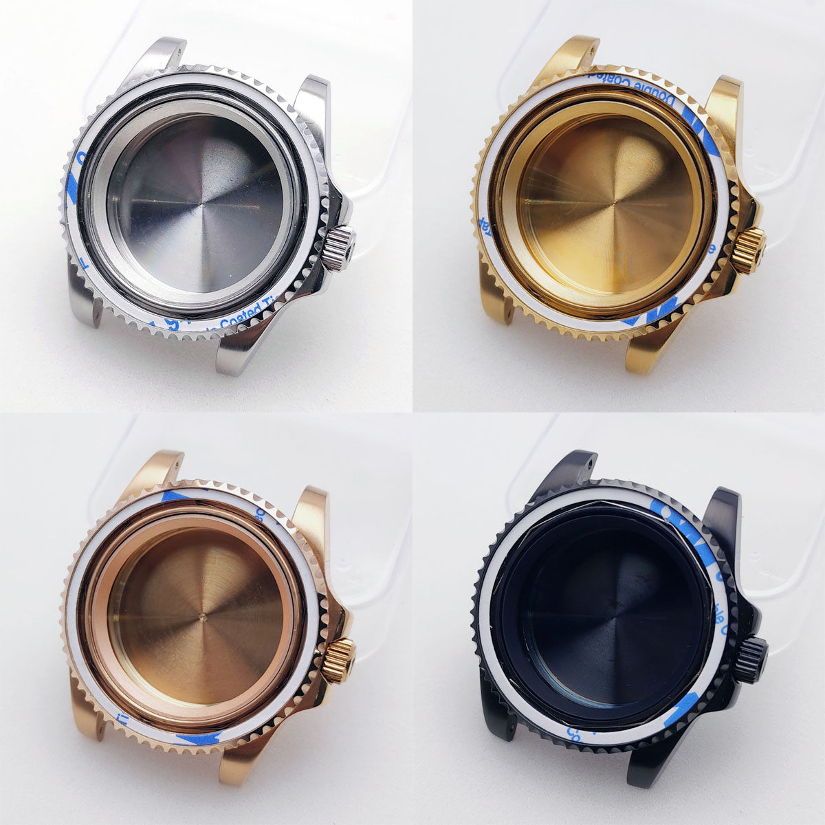 40.5mm水鬼表壳换内影圈表耳20mm