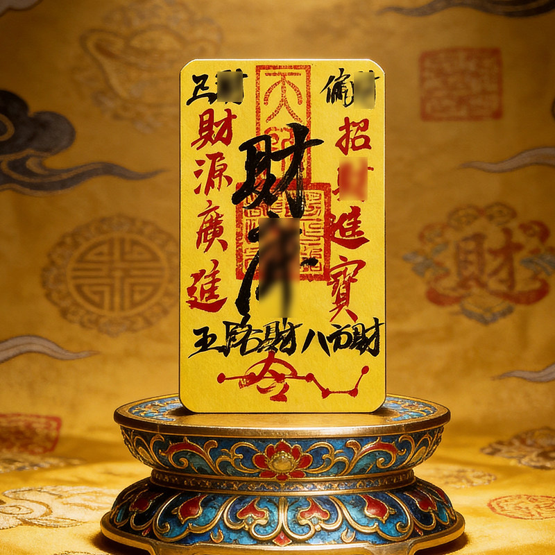龙虎山法物流通处直发2026年财ku进宝诸事皆宜顺利贴纸新
