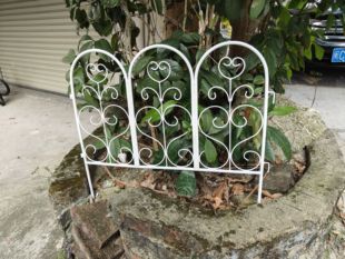 花园围栏插地式欧式铁艺低矮小栅栏户外庭院别墅院子篱笆菜地护栏