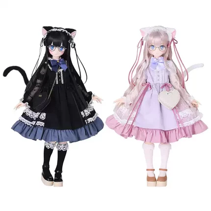 【漫牛】AZONE Dreamin朝比奈幸惠 A Gift from M.K 黑猫白猫娃娃