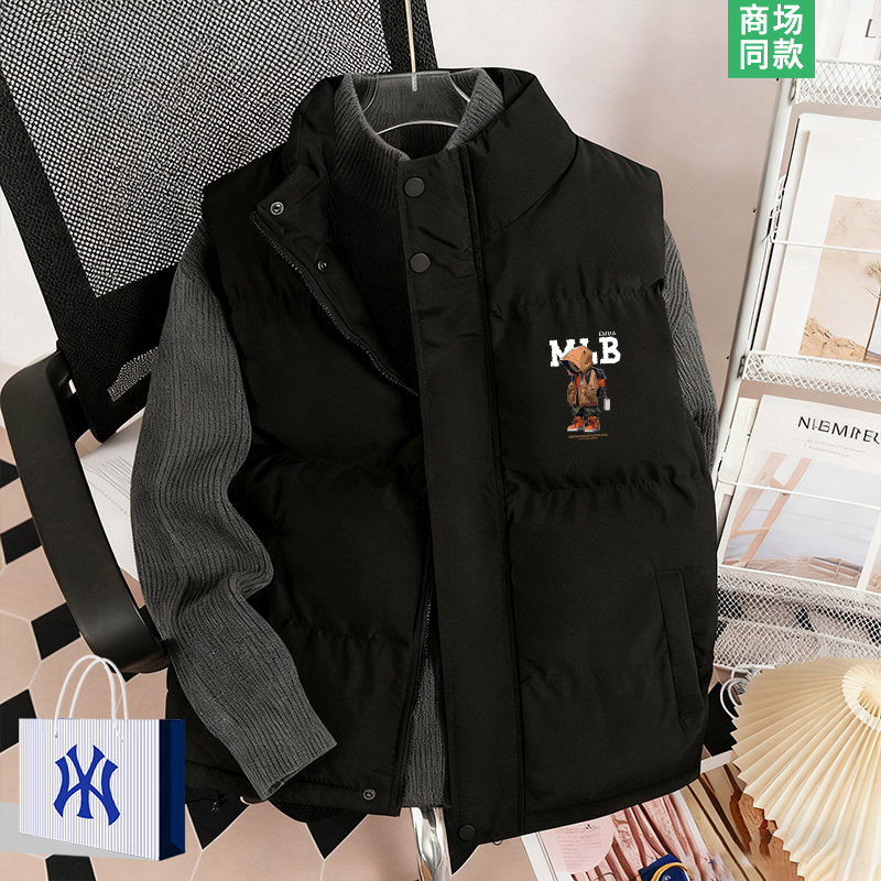 棉马甲男士加厚保暖背心外套