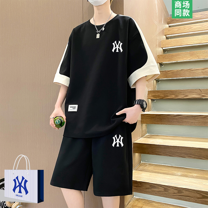 休闲时尚套装男士两件套