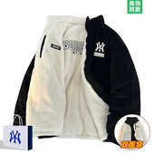 奥莱特价 双面穿立领棉服男士 冬季 2026新款 羊羔绒保暖棉袄外套