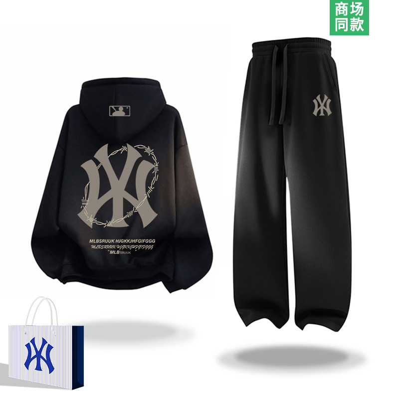 奥莱折扣 | 连帽卫衣套装男士2026新款春秋季潮牌重磅穿搭一整套