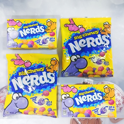特价美国原装进口BigChewy NeRds Candy维卡乐的滋牌大粒咀嚼糖果
