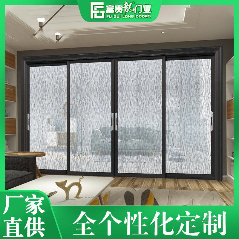 中式仿古窗建筑古镇别墅客厅门 寺庙园林断桥铝合金隔音复古门窗