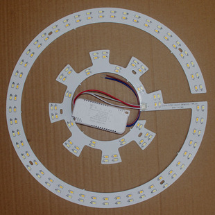 吸顶灯芯风扇灯超亮进口LED改造灯板带遥控调光变光三色36W30W24W