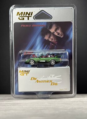 MINIGT 908# 1:64  捷豹XKR 007 择日而亡英文版合金汽车模型收藏